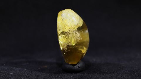 Naturbernstein mit einzigartigen Einschlüssen