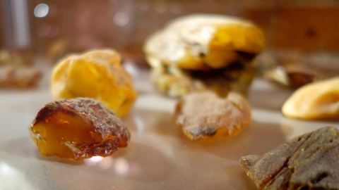 Baltischer Bernstein aus Kolberg