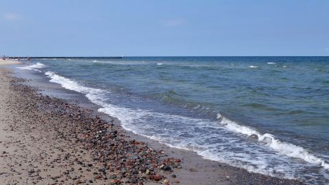 Steine am Strand Grzybowo