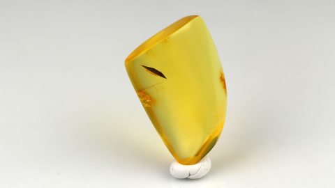 Bernstein geschliffen und poliert