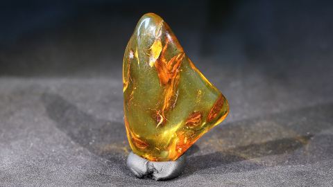 Bernstein geschliffen und poliert