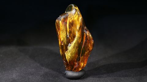 Bernstein geschliffen und poliert