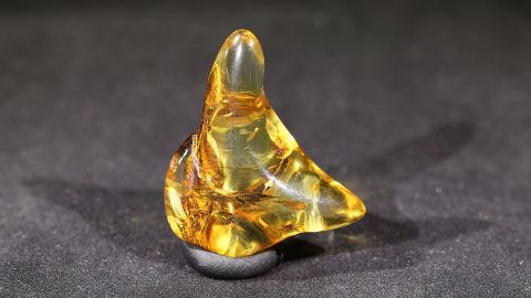 Bernstein geschliffen und poliert