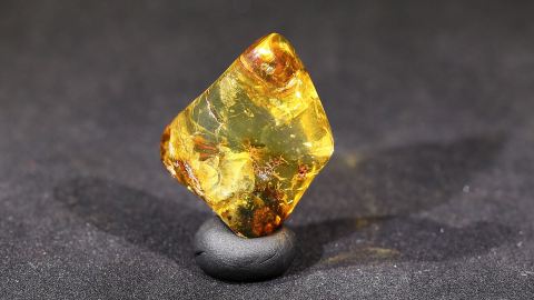 Bernstein geschliffen und poliert