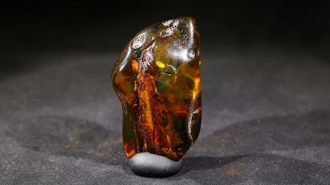 Bernstein geschliffen und poliert 