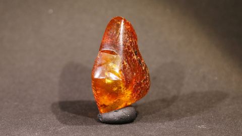 klarer, roter Baltischer Bernstein