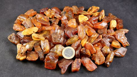 Rohbernstein 2 bis 5 Gramm