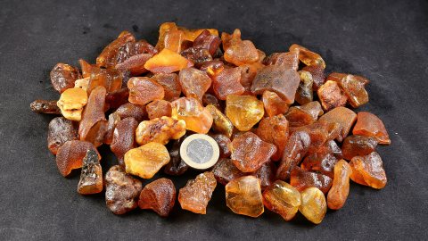 Rohbernstein 2 bis 5 Gramm