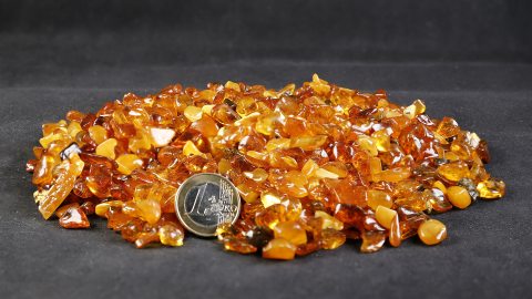 Baltischer Bernstein, Naturbernstein 0,2 bis 0,5 Gramm