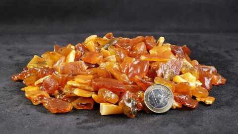 Baltischer Bernstein 1 bis 1,5 Gramm