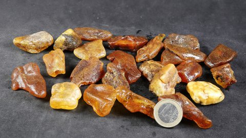 Rohbernstein 5 bis 10 Gramm