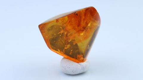 Bernstein Einschlüsse bestehend aus drei Baltischen Bernsteinen