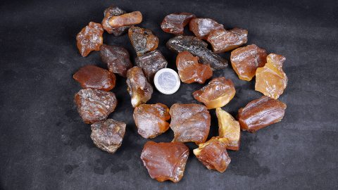 Rohbernstein 5 bis 10 Gramm