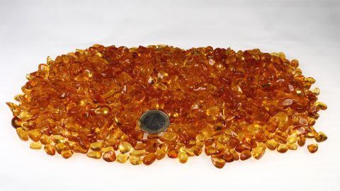 Baltischer Bernstein 6 bis 12 mm (klar), 200 Gramm