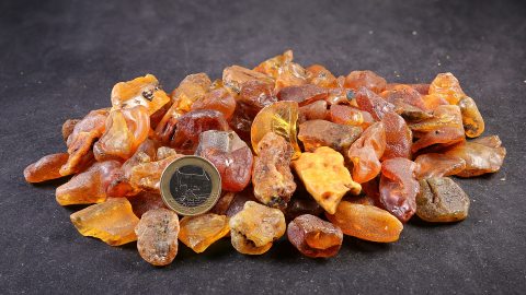 Rohbernstein 2 bis 5 Gramm